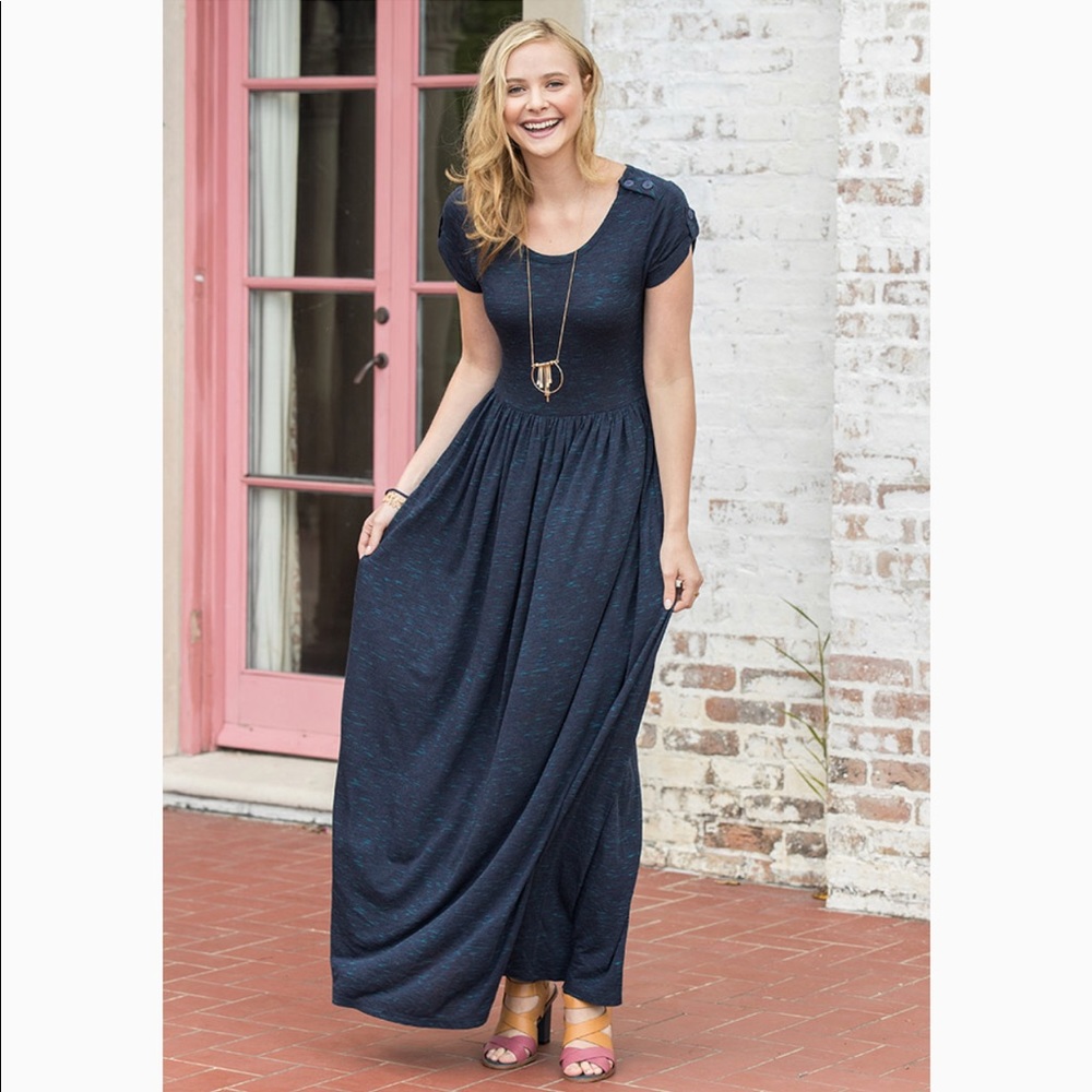 NWT Matilda Jane Deep water maxi dress sz: XL